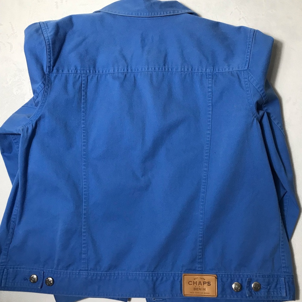 Chaps Blue Jean Jacket - Picture 6 of 8